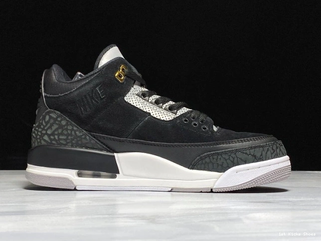 1st Kicks Shoes CK4348-007 3 Cement Tinker Air Jordan Black Grey 0818